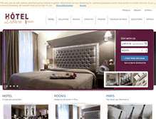 Tablet Screenshot of hotel-lebron.com